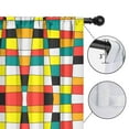 thumbnail image 4 of Blackout Kids Curtains,Checkered Childrens Insulated Curtains Set Of 2,Bedroom Essentials,Toddler Room Decor 42"x54"(106x137cm), 4 of 4