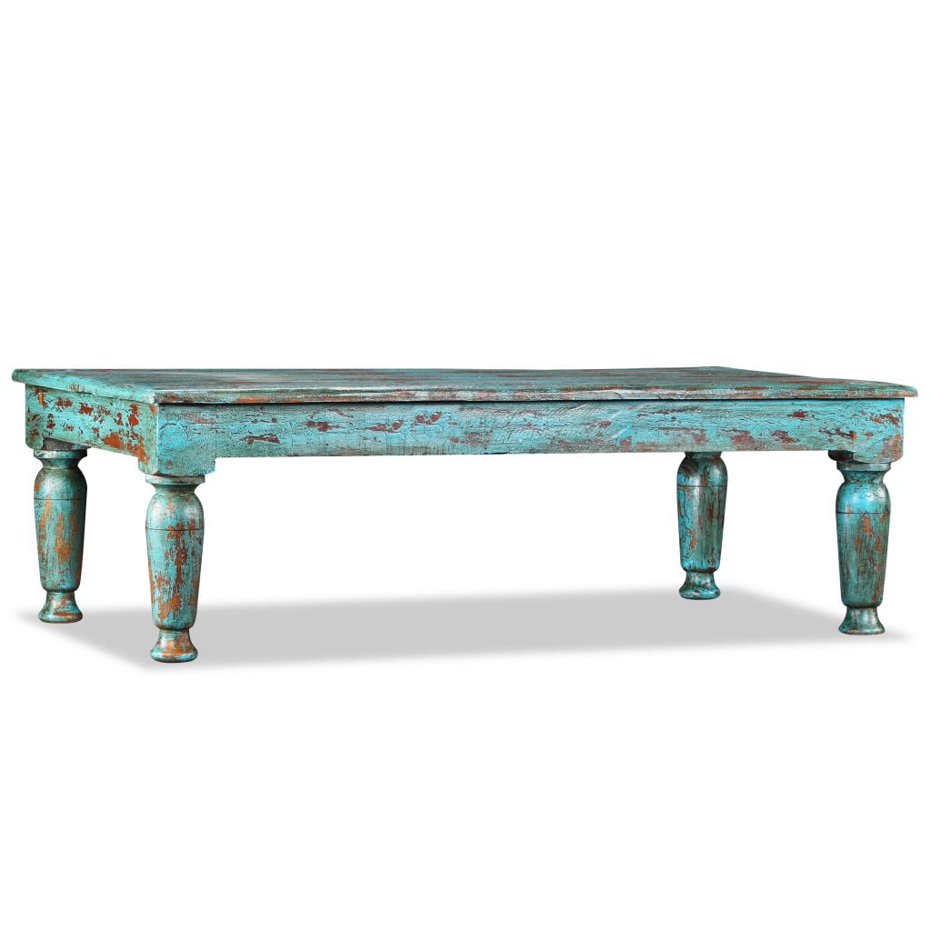 Lowestbest Solid Wood Coffee Table, Rustic Side End Couch Stand Lowestbest Solid Wood Coffee Table, Rustic Side End Couch Stand