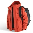 thumbnail image 3 of Windbreaker Jacket for Men 2025 Lightweight Breathable Windproof Waterproof Zip Up Hooded Jacket with Pockets, 3 of 6