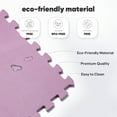 thumbnail image 2 of Home Gym Mat, Puzzle Exercise Mat, EVA Interlocking Foam Floor Tiles for Home Workout Equipment and Kids' Play Areas - Pink, 24 in x 24 in x ½ in - 12 Tiles, 2 of 5