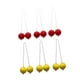 thumbnail image 5 of 6 pelotas de golf de escalera para lanzar, ideales para niños, adultos y familias, para uso en interiores y exteriores. Amarillo y rojo, 5 of 8
