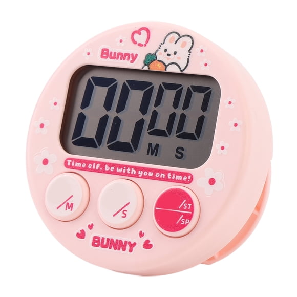 Temporizador De Cocina De Dibujos Animados, Temporizador Digital Magnético Con Pantalla LCD Y Alarma Fuerte, Temporizador De Cuenta Regresiva De 99 Minutos Y 59 Segundos Para