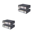 thumbnail image 4 of kurtrusly 2pcs/set Large Capacity Storage Bags For Closet Organization Reinforced HandleThe Handle Of Storage Gray 2Set, 4 of 6