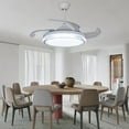 thumbnail image 6 of 42-Inch Ceiling Fan with LED Light, Remote Control, 6 Wind Speeds, Energy-Efficient, Quiet Operation, Pure Copper Motor for Home, 6 of 7