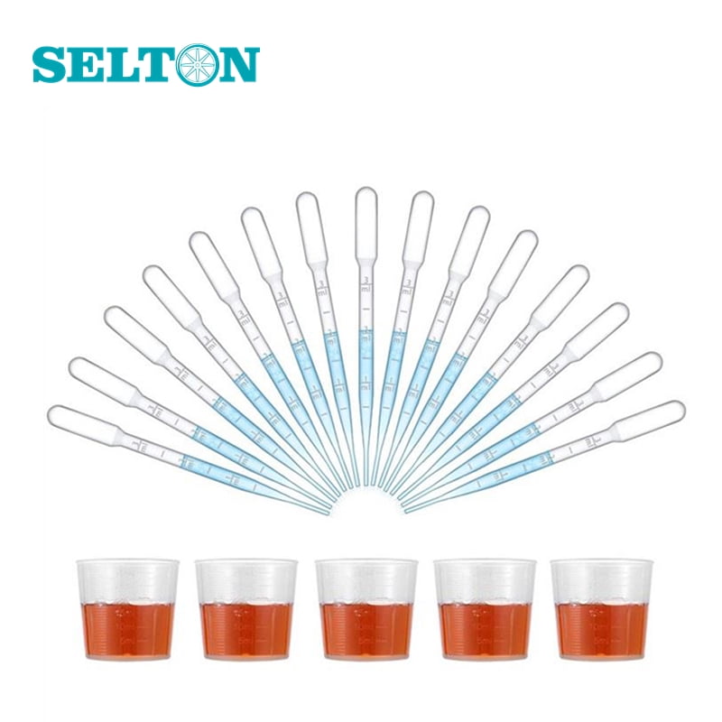 20pcs Disposable Transfer Pasteur Pipette 1ml 3ml 5ml 10ml Pipette With Scale Lab Supplies Pipettes ,Precision & Accuracy