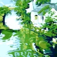 thumbnail image 4 of Diy Decoración pa Pintura Al de Digital Por Kits de Números 16 * 20 Pulgadas Grande Sin Mco Río puente BLESIY, 4 of 7