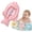 Pink, variant on Cartoon Floating Temperature, Fish Shape Water Thermometers, Lovely Kids Bath Thermometers, Waterproof Digital Floating Water Thermometer,Accurate Measure, for Boys Girls