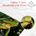 thumbnail image 2 of Frog Classic White Cotton T-Shirt - 100% Cotton Tee Shirt for Men and Women - Casual Short Sleeve Top for Everyday Wear - Breathable and Comfortable Fabric, 2 of 5