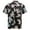 Leaves, variant on Men's Hawaiian Tropical Luau Aloha Beach Party Button Up Casual Dress Shirt (Lt Grey Blue Motorcycle, S)