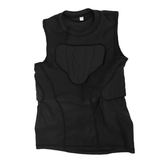 Chemise de Protection Rembourrée pour Jeunes, Protecteur de Poitrine Épaissi pour Football Paintball Baseball
