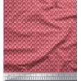 thumbnail image 1 of Soimoi Georgette Viscose Fabric Leaves Small Print Fabric by The Yard 42 Inch Wide, 1 of 3