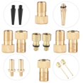 thumbnail image 3 of Pure Copper Bicycle Valve Adapter, Take Up Less Space Durable Bicycle Valve Adapters, For Mountain Bikes, Road Bikes, Inflatable Equipment, 3 of 8