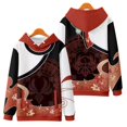 thumbnail image 1 of Genshin Impacto Suéter Sudadera con capucha para hombre y mujer, traje de Cosplay de kaedehar Kazuha Genshin Impacto, camiseta de Kazuha, pantalones cortos, capa de Kimono, 1 of 4