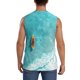 thumbnail image 4 of Balery Tranquil Ocean Canoe Journey Camisetas sin mangas para hombre, absorbe la humedad y protege contra el mal olor.-XX-Large, 4 of 7
