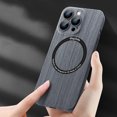 thumbnail image 2 of Mantto for iPhone 14 Plus 6.7 inch MagSafe Case,Camera Lens Protective Stylish Wood Texture Image Magnetic Shockproof Slim PC Fit Back Cover.For iPhone 14 Plus,Birch Wood Texture Image, 2 of 8