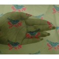 thumbnail image 4 of oneOone Viscose Chiffon Fabric Branch & Bird Block Print Fabric By The Yard 42 Inch Wide, 4 of 4