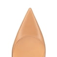 thumbnail image 3 of XYD Women Elegant Pointed Toe Pumps Slip On Rhinestone Spool High Heels Chic Classic Lady Shoes Size 13 Nude, 3 of 4