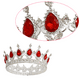 thumbnail image 3 of Corona para cumpleaños, Tiara, hermosa corona de metal de cristal, corona de princesa para fiesta de graduación, diadema para disfraz, 3 of 5
