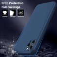 thumbnail image 2 of for Samsung Galaxy S22 Ultra Case, Thin Liquid Silicone Case,Shockproof,Slim Thin Phone Case for Samsung Galaxy S22 Ultra, Full Body Screen Camera Protective Cover-Blue 2-sam s22u-02, 2 of 14