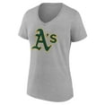 thumbnail image 2 of Women's Gray Athletics Official Logo V-Neck T-Shirt, 2 of 3