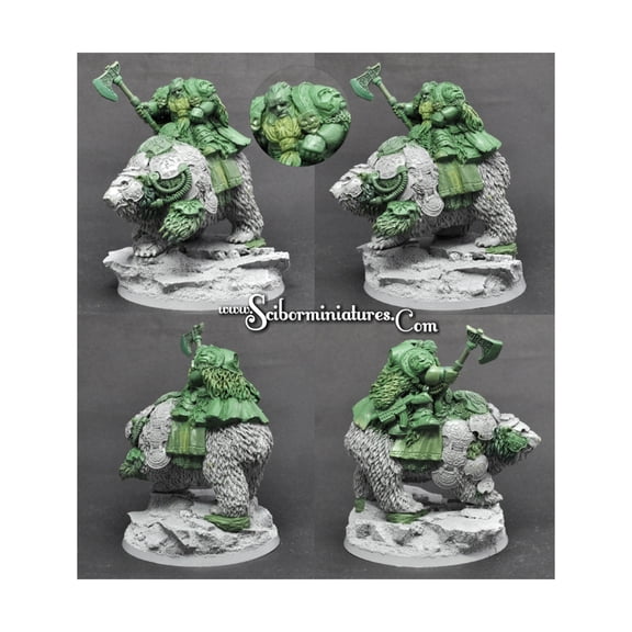 Scibor Monstrous Miniatures Bear Rider #1 New