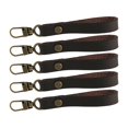 thumbnail image 4 of 5 x Zipper Handles Zipper Pull Ends Faux Leather Zipper Pulls Zipper Repair s Coffee Bronze, 4 of 9