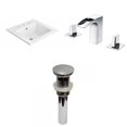 thumbnail image 1 of American Imaginations 21-in. W 3H8-in. Ceramic Top Set In White Color - Overflow Drain Incl. AI-29689, 1 of 9