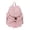 Pink, variant on Women Men Nylon Bookpack Drawstring Solid Color Students Bookbags Large Capacity Travel Daypack Bag for Commute (Yellow)