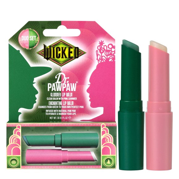 Bálsamo labial Dr. PawPaw Wicked Enchanting & Glimmer, 2 unidades, para mujer