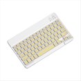 thumbnail image 1 of Teclado Retroiluminado de 10 Pulgadas, Mini Teclado Silencioso Portátil Bluetooth para Teléfonos Móviles, Tabletas y Portátiles, Teclado Inalámbrico C, 1 of 9