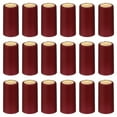 thumbnail image 1 of Unique Bargains Bouchon Rétractable en PVC avec Languette pour Bouteille de Vin, 120 Pcs 30x60mm Couvercle Rétractable Rouge, 1 of 5