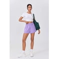 thumbnail image 7 of Pinspark Womens High Waisted Running Shorts, Lightweight Breathable Quick Dry Stretch Linerless Athletic Shorts with Pockets, 7 of 7