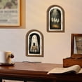 thumbnail image 4 of Gaecuw Wooden Halloween Ghost Double Layer Vintage Sign, Arch Door Frame Table Ornament Wall Hanging Decor for Home Party H, 4 of 5