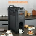 thumbnail image 6 of KFFKFF Insulated Iced and Hot Beverage Server/Dispenser 5 Gallon Beverage Carrier Food-Grade LDPE Material, 6 of 10
