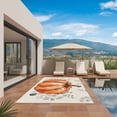 thumbnail image 2 of Thanksgiving Outdoor Rug 3x5 Ft, Non Slip Washable Area Rug, Fall Orange Pumpkin Eucalyptus Leaves Patio Rugs Carpet Runner, Large Floor Mat for Indoor/Outdoor Deck Porch Camping, 2 of 8