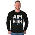 thumbnail image 5 of US Air Force Aim High USAF Logo Long Sleeve TShirt Men Women Brisco Brands S, 5 of 6