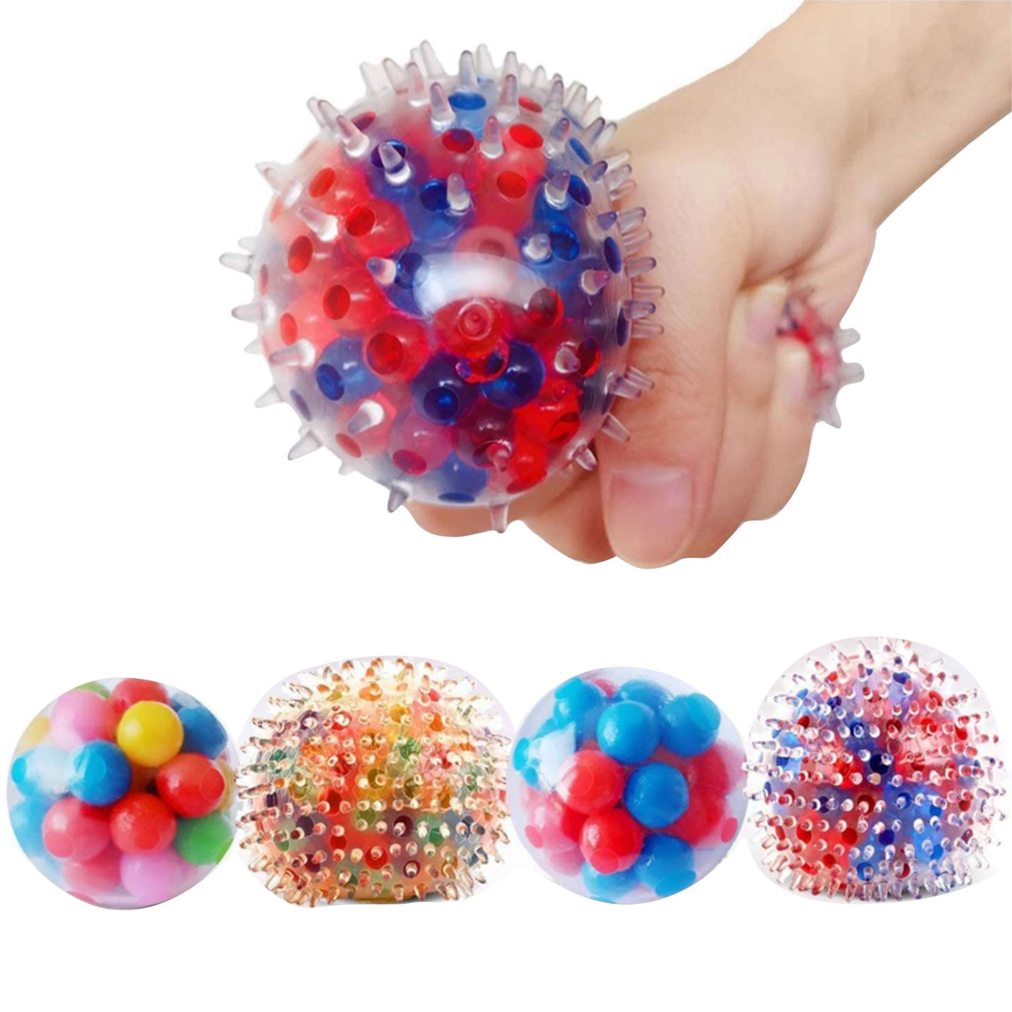 Toy Dna Ball Colorful Stress Squeeze Beads Relieve Tool Hand Sensory Exercise 