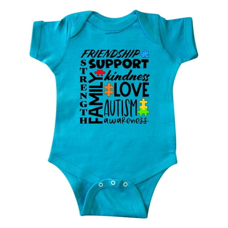 

Inktastic Autism Awareness Love Friendship Support Gift Baby Boy or Baby Girl Bodysuit