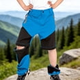 thumbnail image 5 of hengsof Children's Removable Trousers for Boys Girls Fashionable Outdoor Waterproof Windproof Hiking Pants Fashionable Zipper Pocket Pants, 5 of 5