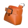 thumbnail image 4 of koolsoo Car Air Vent Organizer Easy Installation Universal PU Leather Storage Pocket Orange, 4 of 9