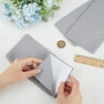 thumbnail image 3 of 1 Bag 4 Sheets 2 Colors 4 Layers Silver Polishing Cloth Jewelry Cleaning Cloth Sterling Silver Anti-Tarnish Cleaner Rectangle Mixed Color Fold: 10x20x0.2cm 2 sheets/color, 3 of 6