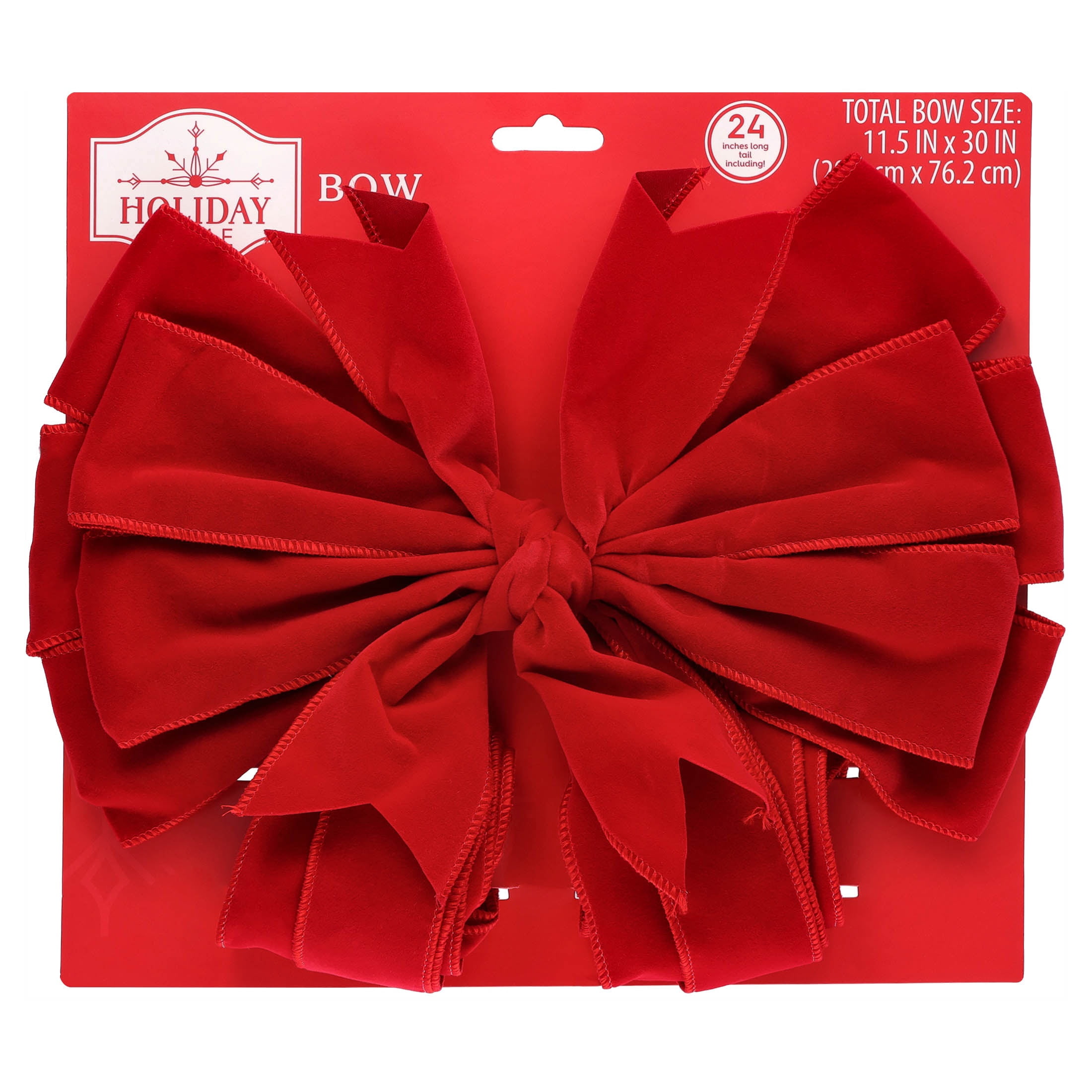 Red Decorative Christmas Bow, 30", by Holiday Time