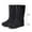 #027-Black, variant on Women's Fashion Casual Tall Rain Boots - Waterproof Slip-Resistant Fleece-Lined Design for Outdoor and Rainy Day Wear