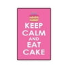 KEEP CALM AND EAT CAKE Decal food cake birthday anniversary | Indoor/Outdoor | 9" Tall