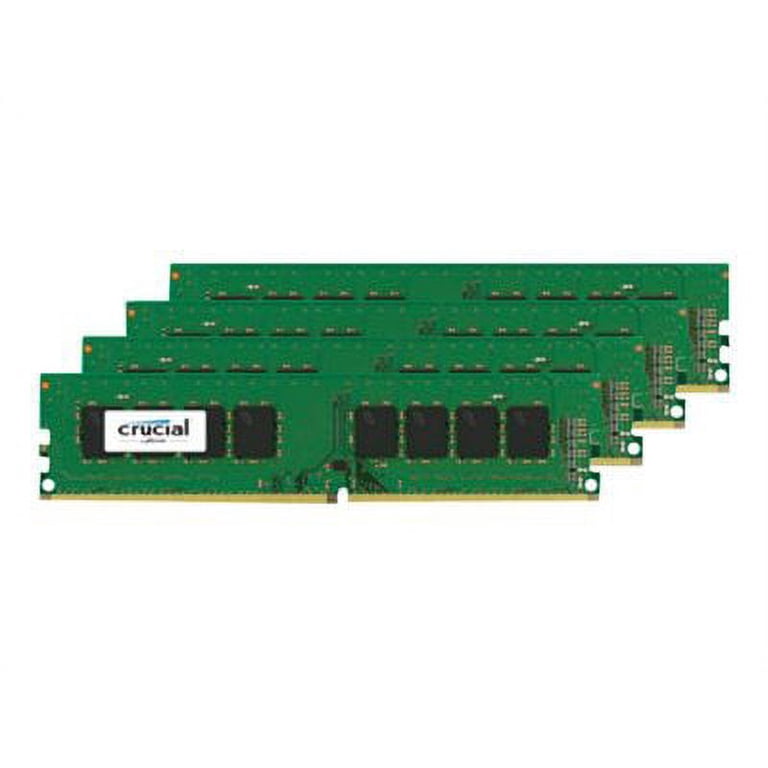 Crucial 32GB Kit (4 x 8GB) DDR4-2400 UDIMM - CT4K8G4DFD824A