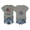 Gray, variant on Short Sleeve T Shirt with Graphic Print and Distressed Denim Shorts Set for Women Casual Crew Neck Top and Shorts Outfit Black L
