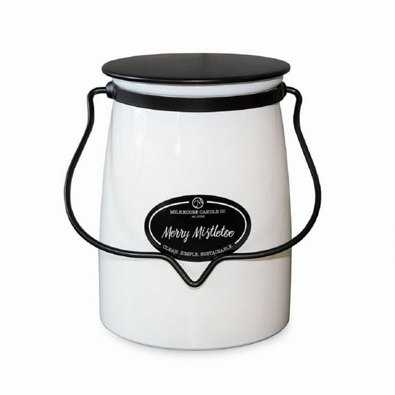 Millkhouse Candles 22 Ounce Jar Candle - MERRY MISTLETOE