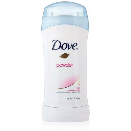 Dove Powder Invisible Solid Antiperspirant Deodorant 2.6 oz  Pack of 2