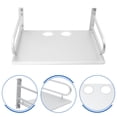 thumbnail image 1 of HORIALENCE 1 Pce Support de Rangement Mural Support en Aluminium Argenté Plaqué pour Rangement de Télé, Décodeur et Écran, 1 of 7