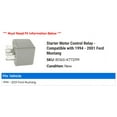 thumbnail image 2 of Starter Motor Control Relay - Compatible with 1994 - 2001 Ford Mustang 1995 1996 1997 1998 1999 2000, 2 of 2